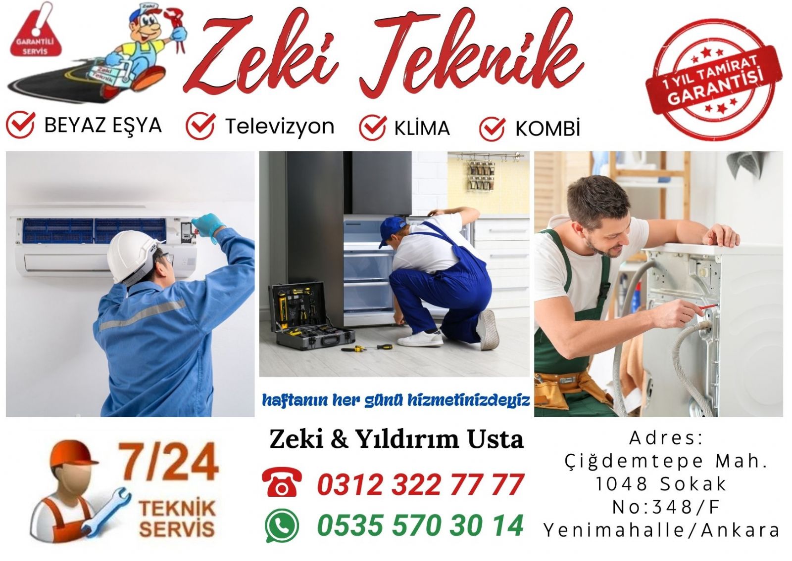 Şentepe Beyaz Eşya Tamircileri
